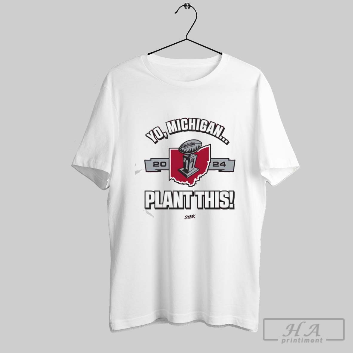 Yo Michigan Plant This Ohio State College Fans 2024 National Shirt