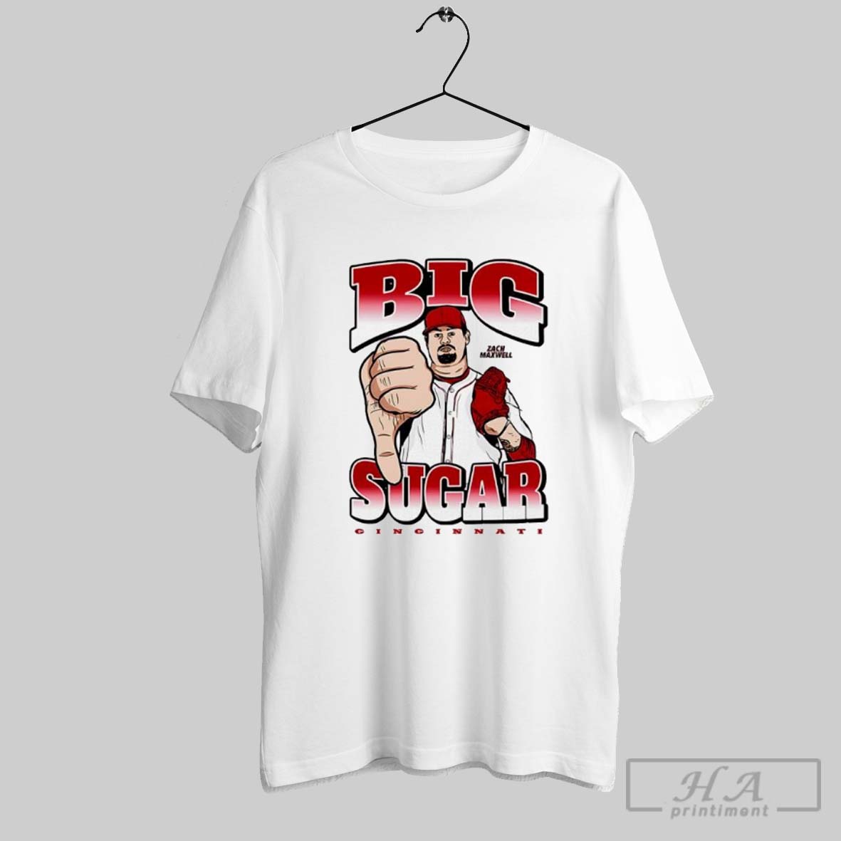 Zach Maxwell Cincinnati Reds Big Sugar 2025 Shirt