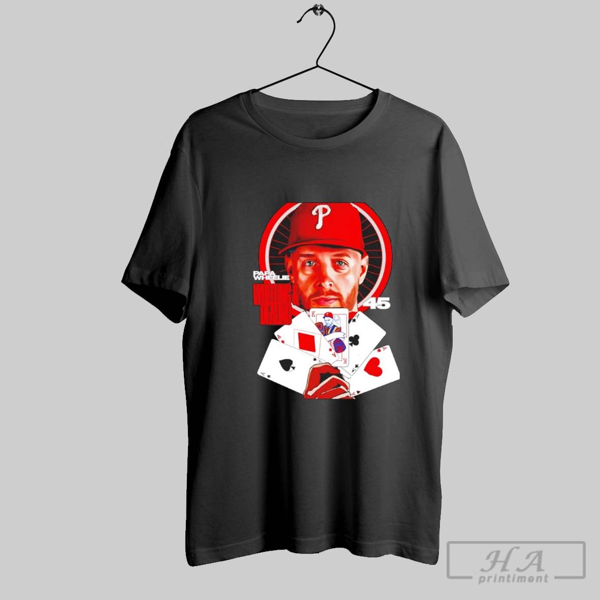 Zack Wheeler Philadelphia Phillies Baseball Papa Wheeliewheeling Dealing Shirt