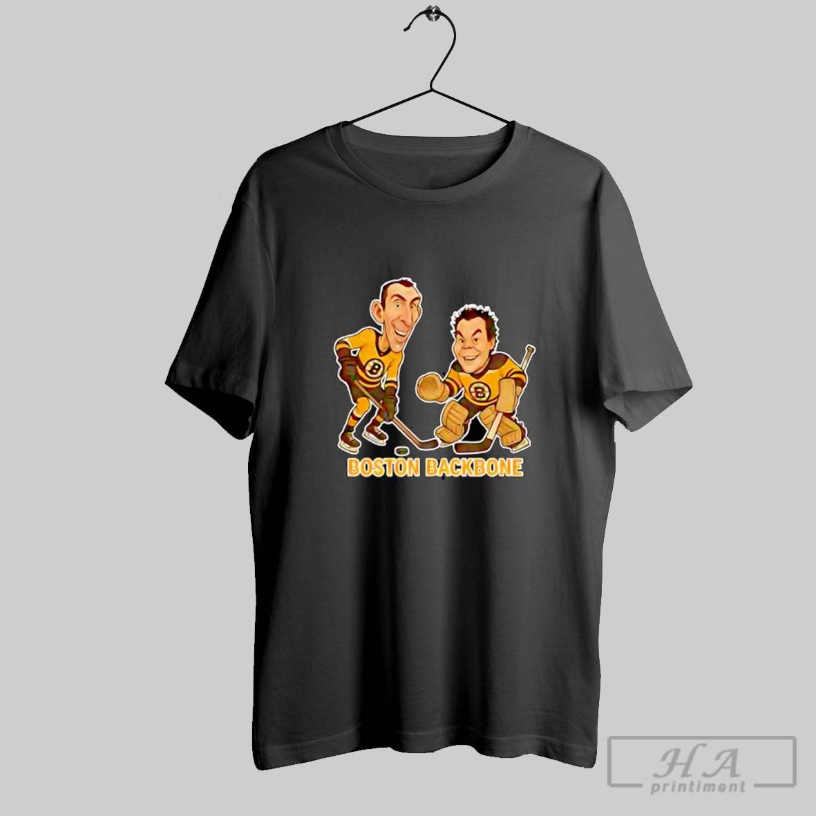 Zdeno Chara And Tuukka Rask Boston Backbone Hockey Caricatures Shirt