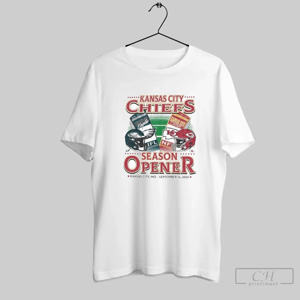 2025 Home Opener Chiefs Vs Eagles September 14 T Shirt Shirt