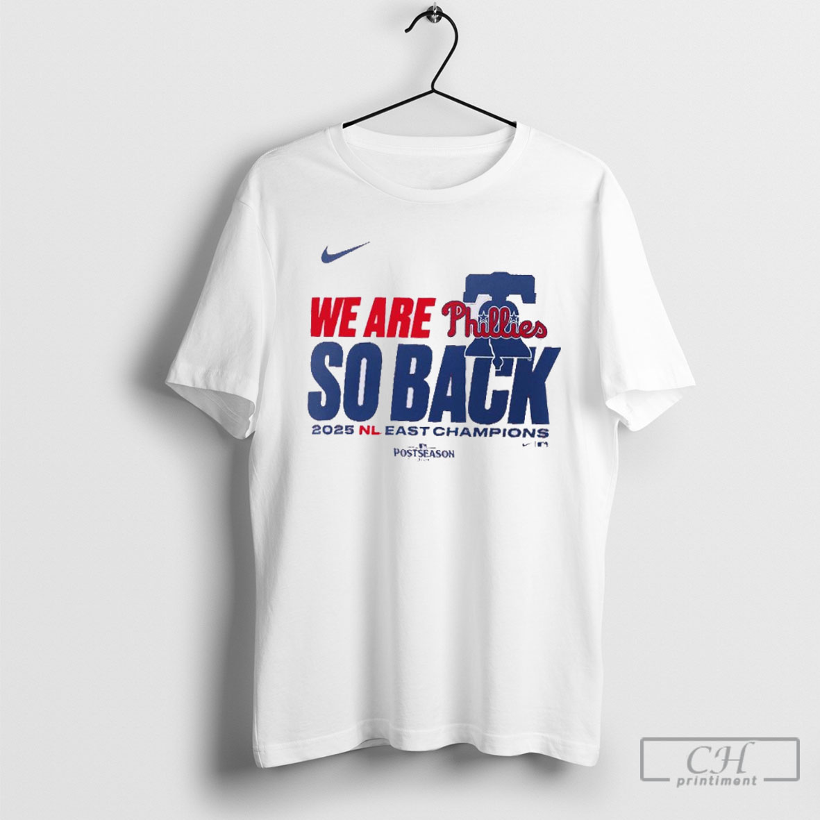 3cltetbz Philadelphia Phillies Nike We Are So Back 2025 Nl East Champions Shirt Sweater