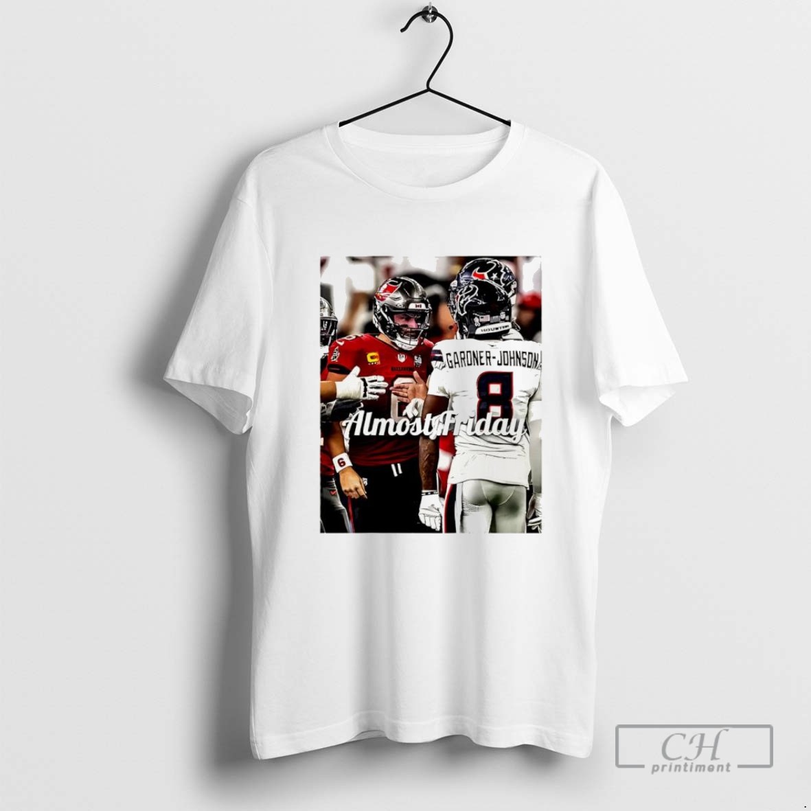 Almost Friday Baker Staredown Baseball Graphic T Shirt