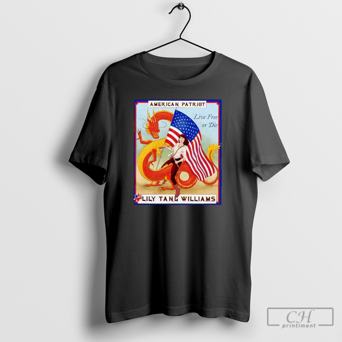 American Patriot Lily Tang Williams Ornament T Shirt