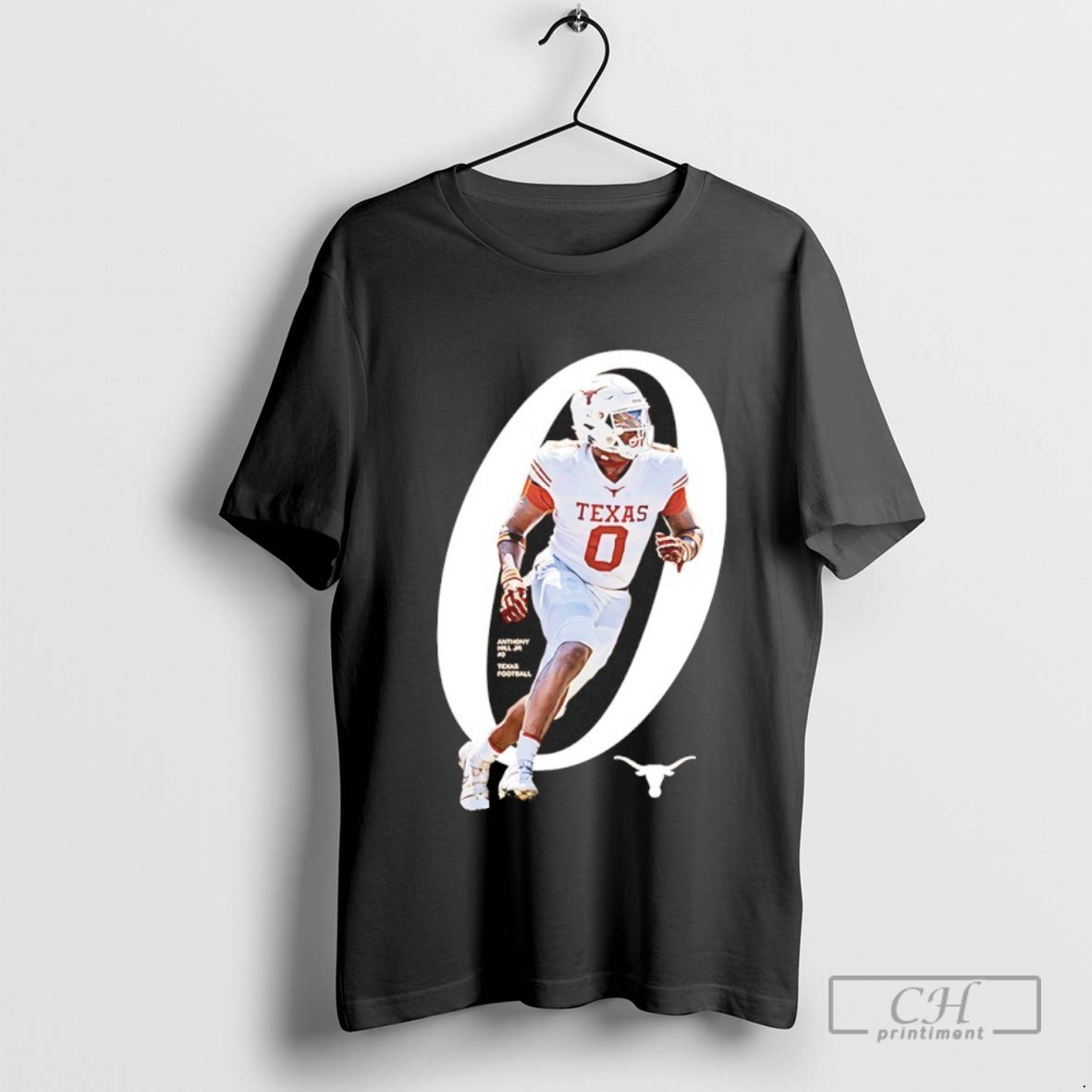 Anthony Hill Jr 1 Texas Longhorns 2025 Ncaa Player T Shirt