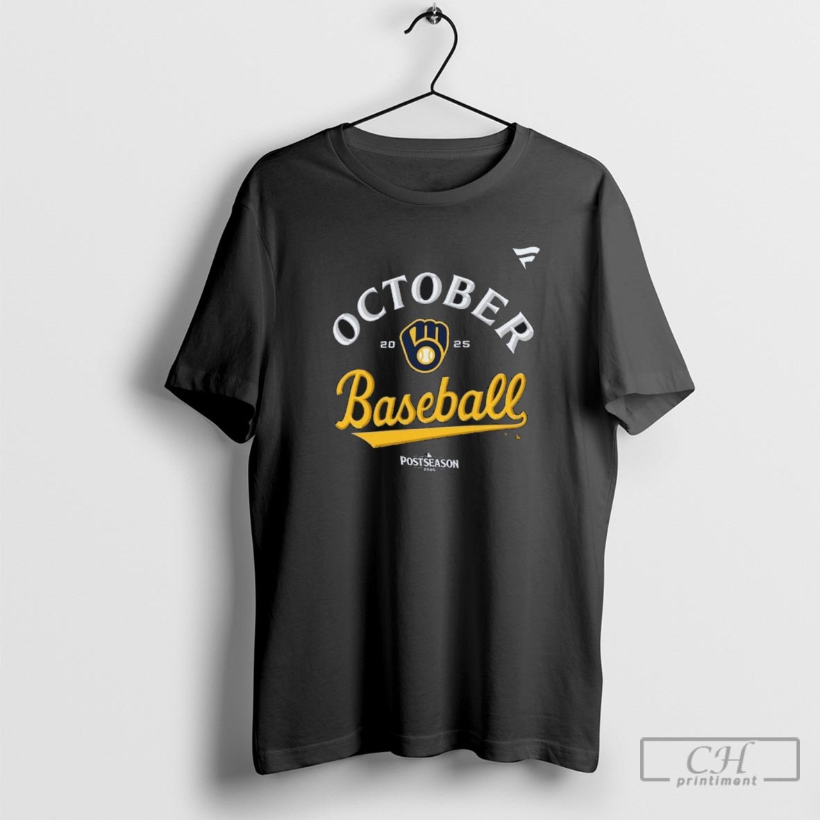 B170igt8 Milwaukee Brewers 2025 Mlb Postseason Locker Room Shirt Sweater