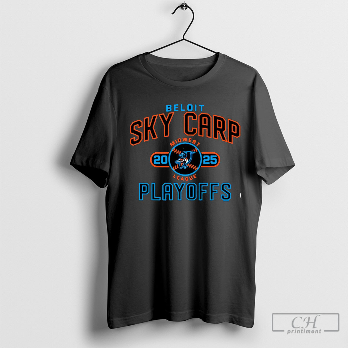 Beloit Sky Carp 2025 Midwest League Playoffs Retro Ornament T Shirt
