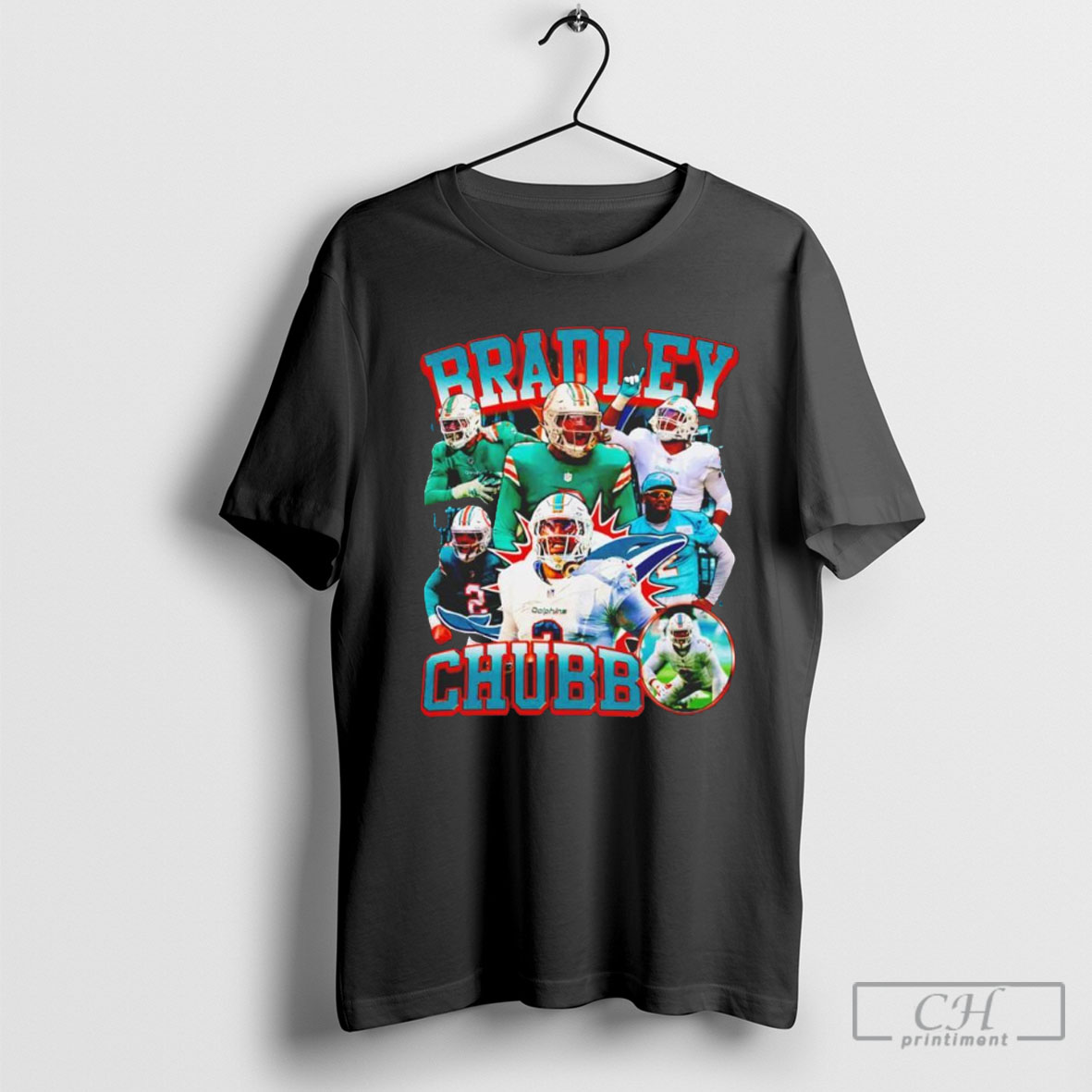 Bradley Chubb Miami Dolphins Nfl Graphic T Shirt