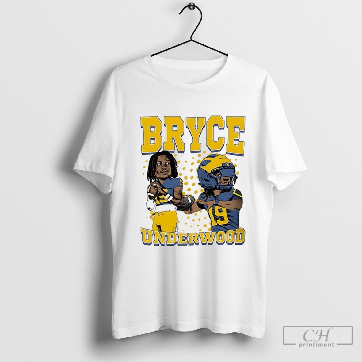 Bryce Underwood Michigan Wolverines Cartoon Shirt Sweater