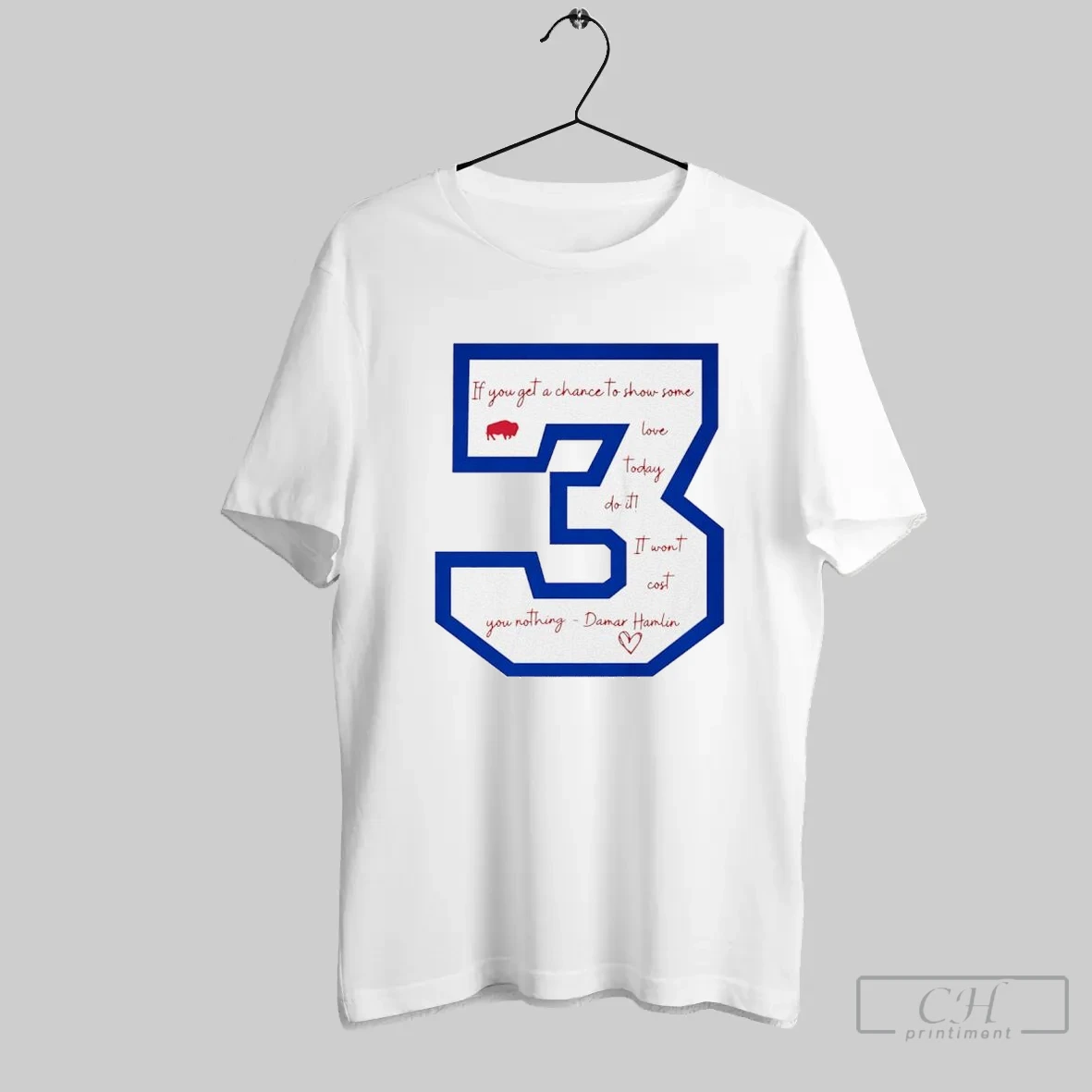 Buffalo Bills Nfl If You Get A Chance To Show Some Love Today Do It Number 3 T Shirt Shirt