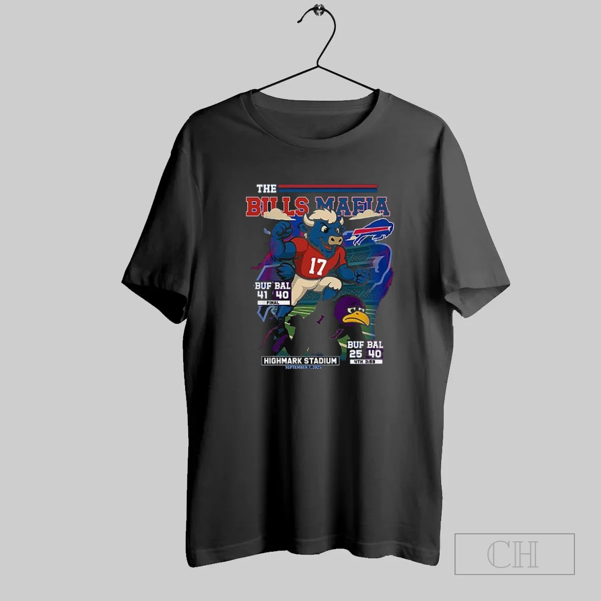 Buffalo Bills The Bills Mafia Defeat Baltimore Ravens 41 40 Final T Shirt