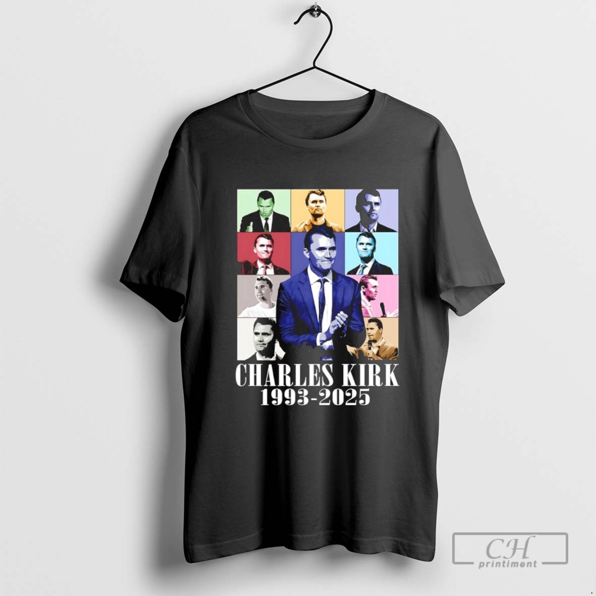 Charlie Kirk 1993 2025 Ear Tour Styler T Shirt