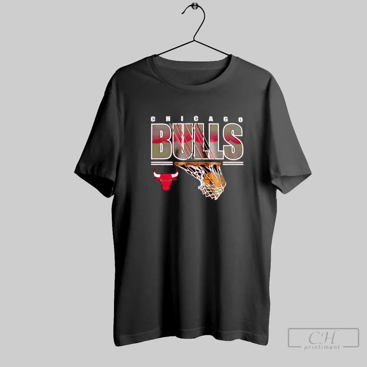 Chicago Bulls Basketball And Mascot Logo T Shirt Shirt