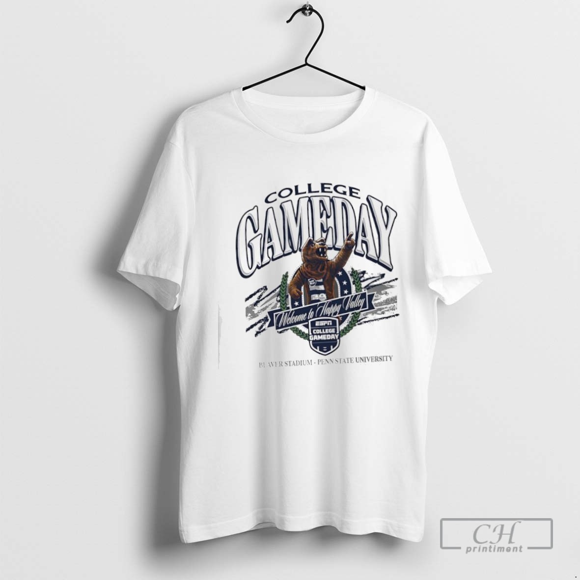 College Gameday Psu Mascot Beaver Stadium Penn State University Welcome Happy Valley T Shirt