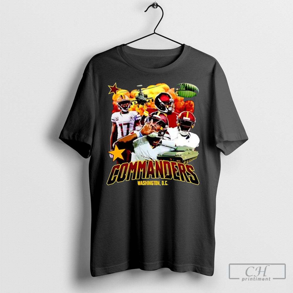 Commanders Washington D C Military Tank Football Players Shirt Tee Hoodie