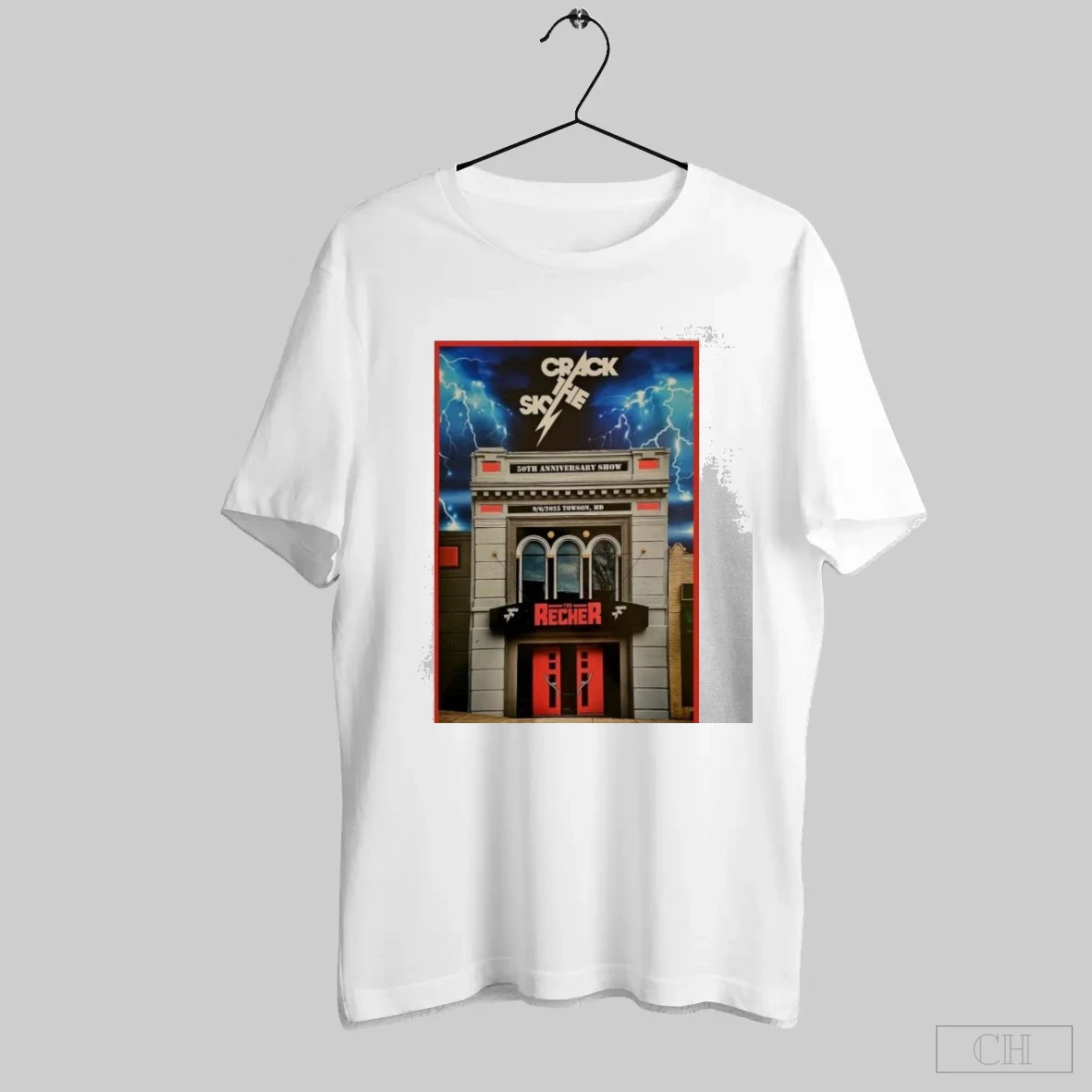 Crack The Sky 50th Anniversary Show The Recher Towson Md Tour Sep 06 2025 Shirt Tee Hoodie