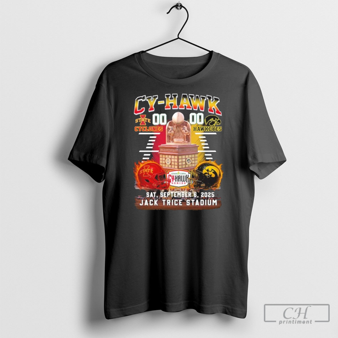 Cyclones And Hawkeyes Sat September 6 2025 Jack Trice Stadium T Shirt