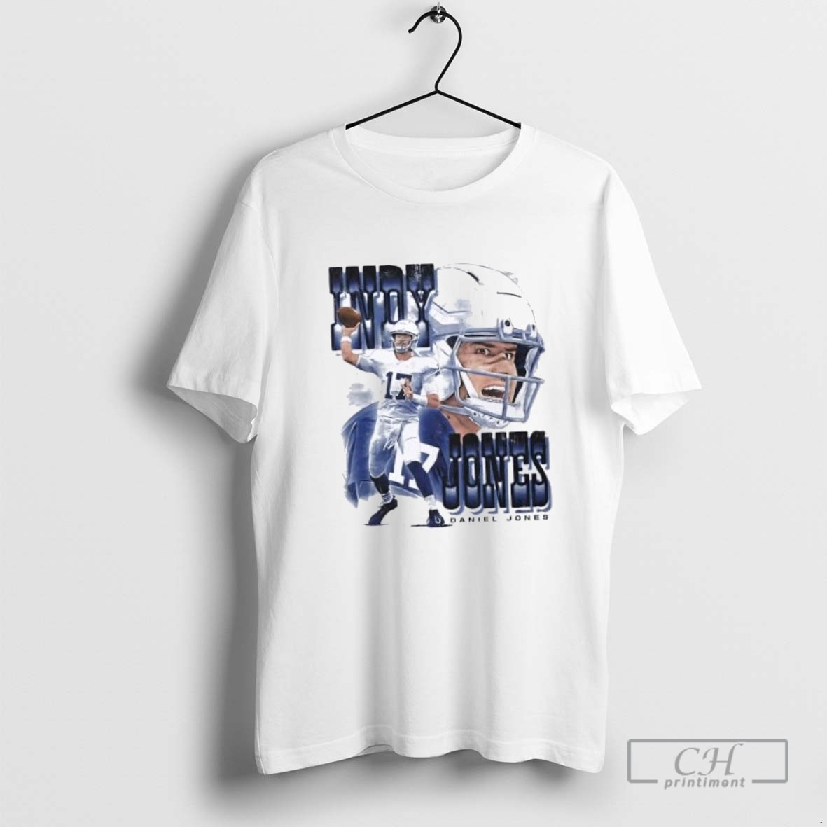 Daniel Jones Indianapolis Colts Indy Jones T Shirt