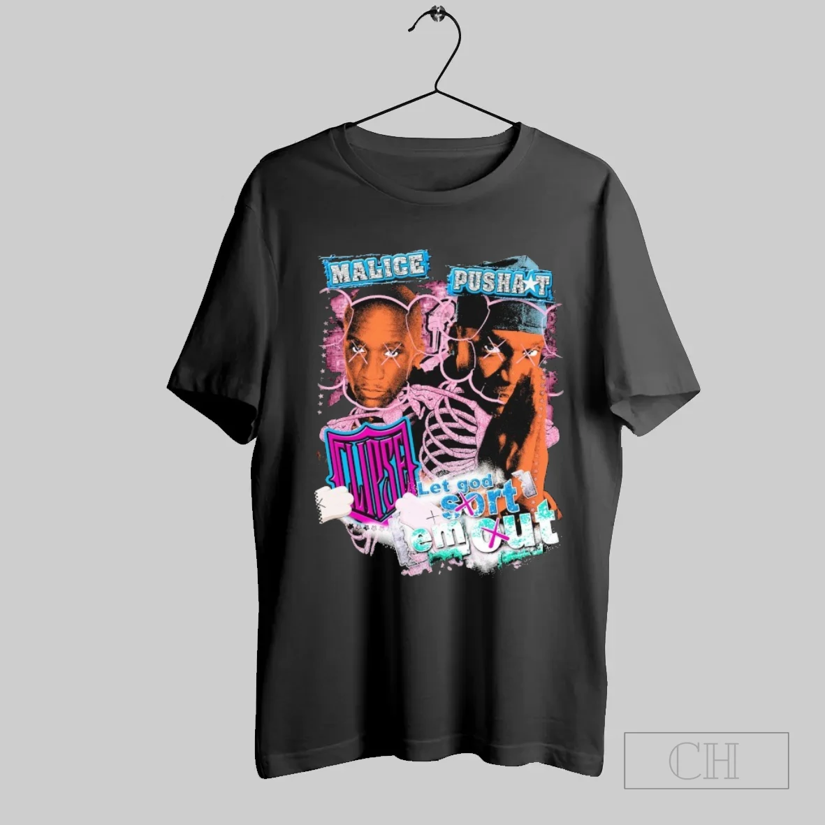Dbruze Malice Pusha Let God Sort Em Out Clipse T Shirt