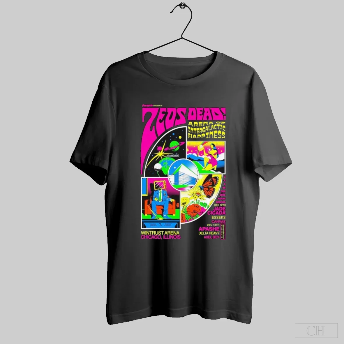 Deadbeats Zeds Dead Tour Chicago Il 2025 T Shirt