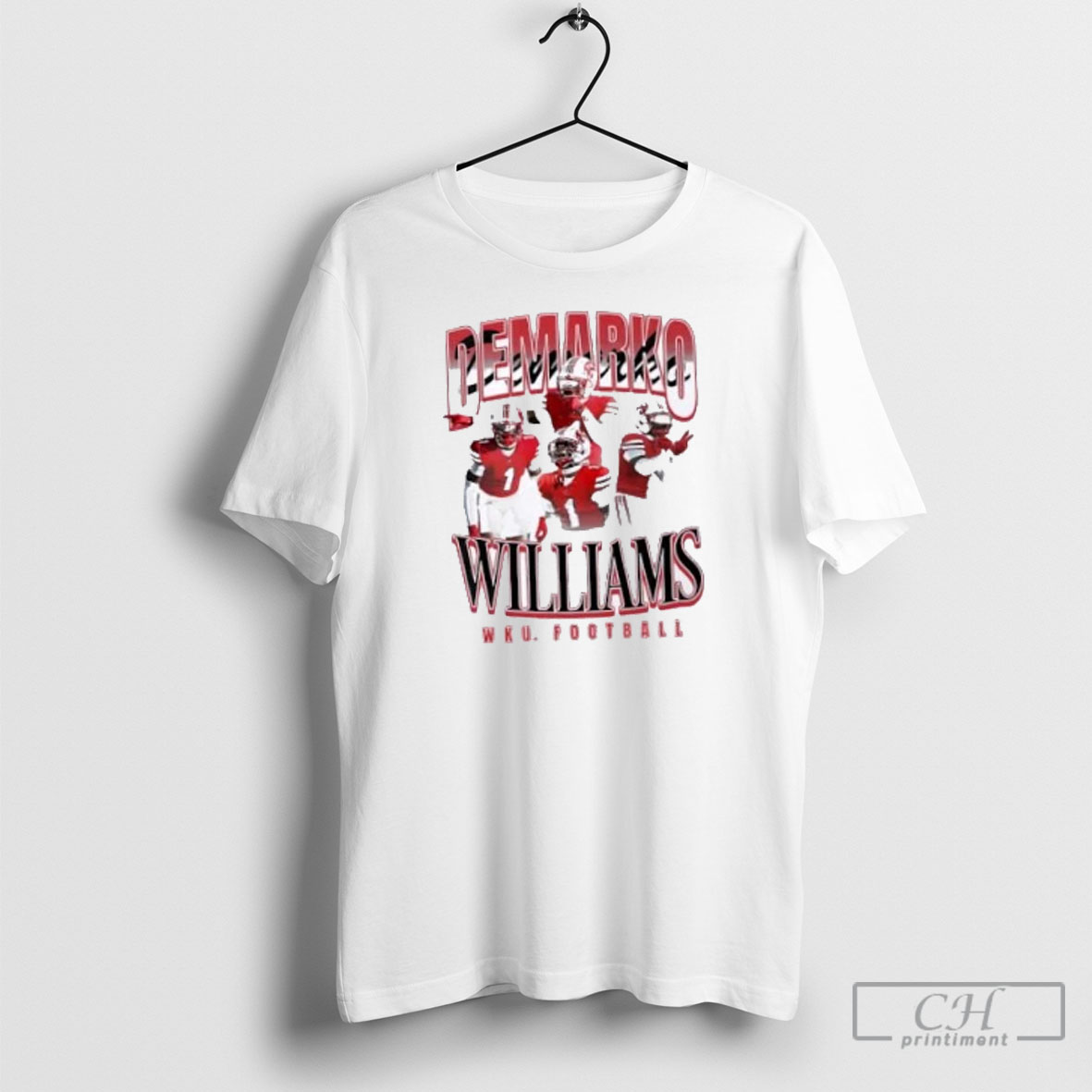 Demarko Williams Western Kentucky Hilltoppers Wku Football Shirt Tee Hoodie