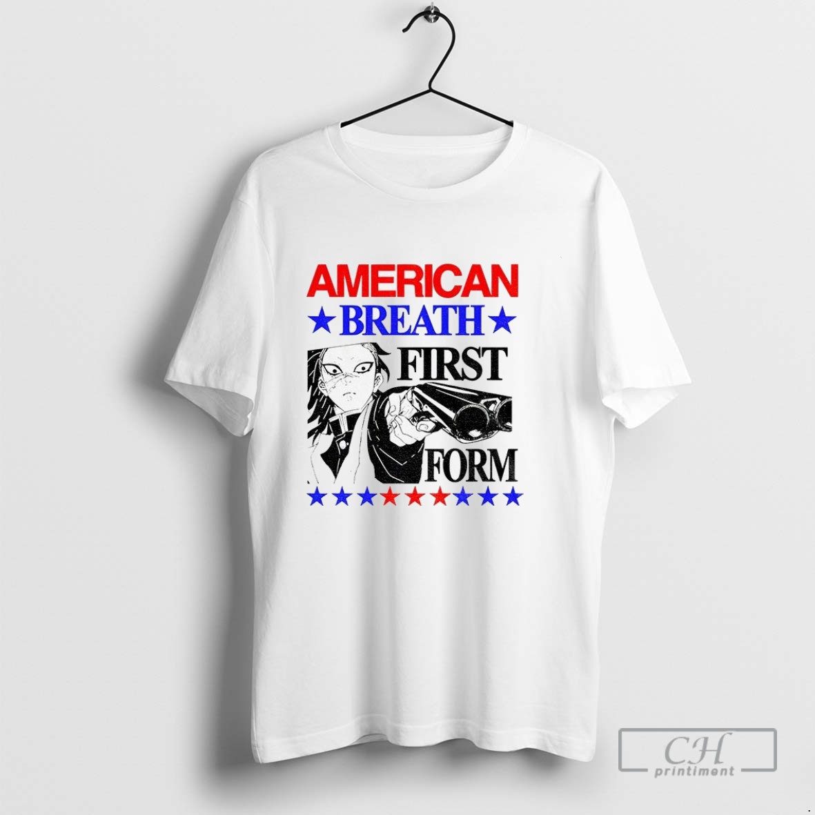 Demon Slayers American Breath First Form Shinazugawa Genya T Shirt