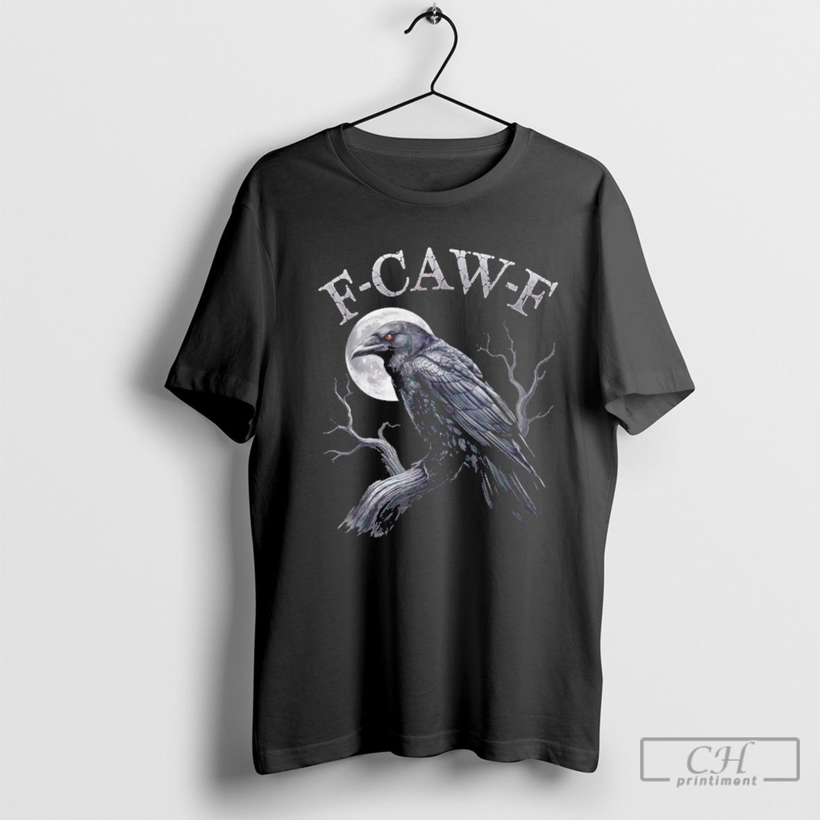 F Caw F Crow And Moon Shirt Sweater