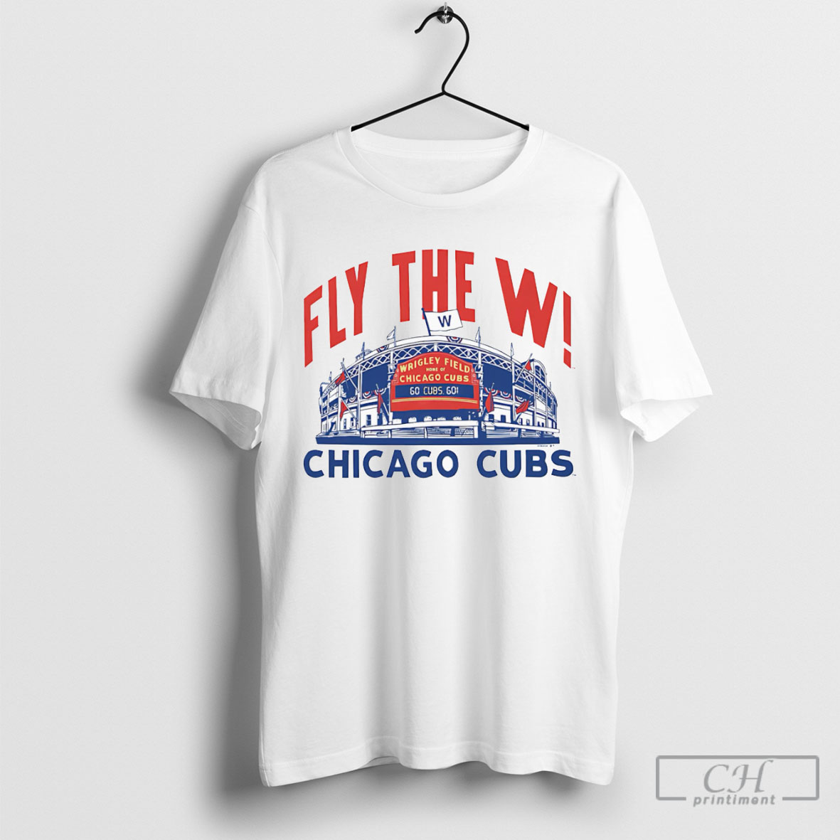 Fly The W Chicago Cubs Shirt Tee Hoodie