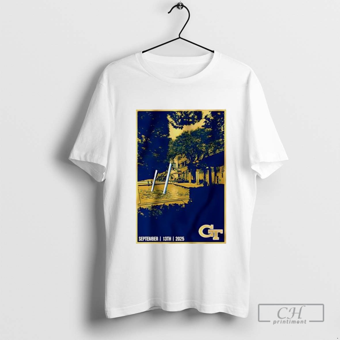 Georgia Tech Football The Goalposts Have Left The Building September 13th 2025 Graphic T Shirt