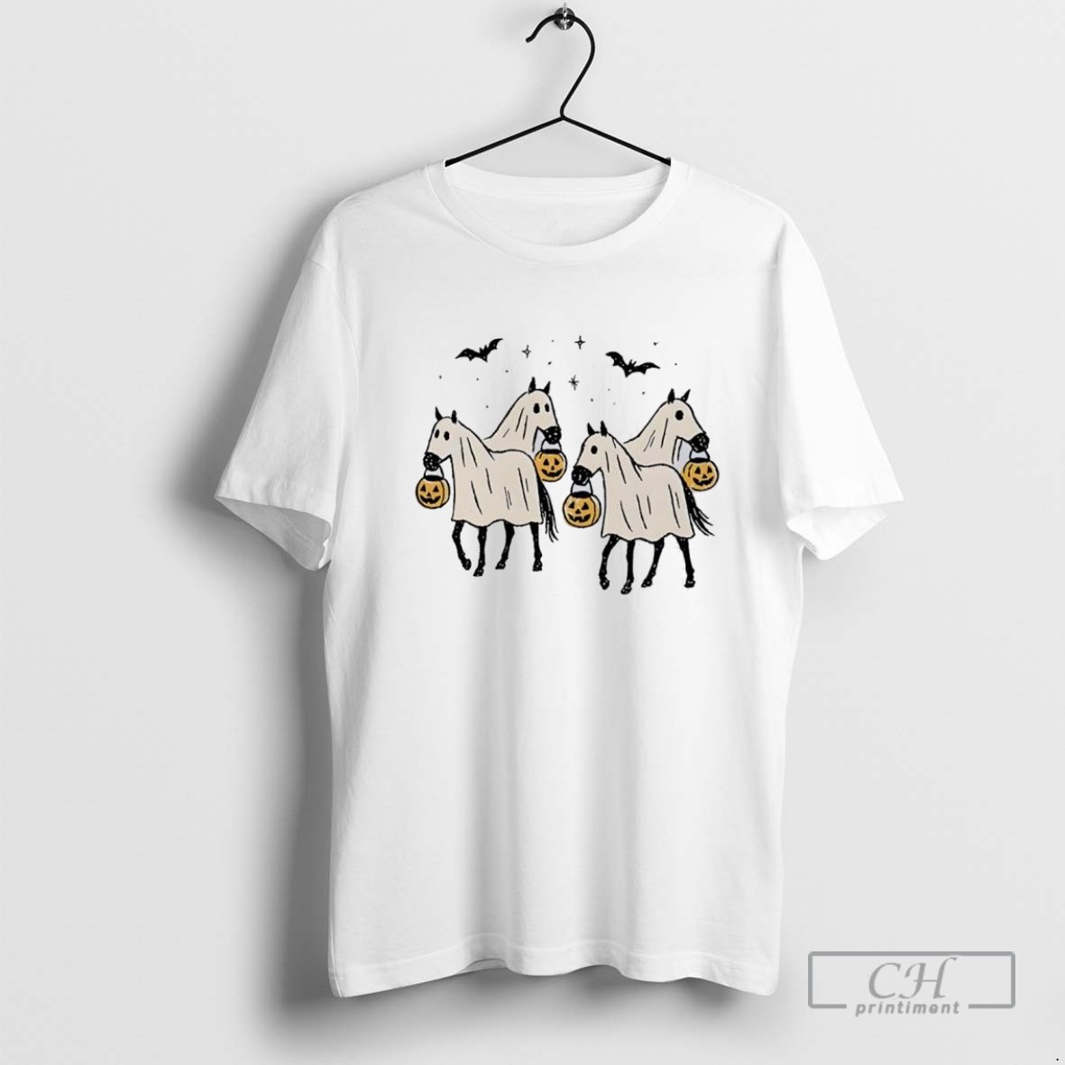 Ghost Horse Halloween T Shirt
