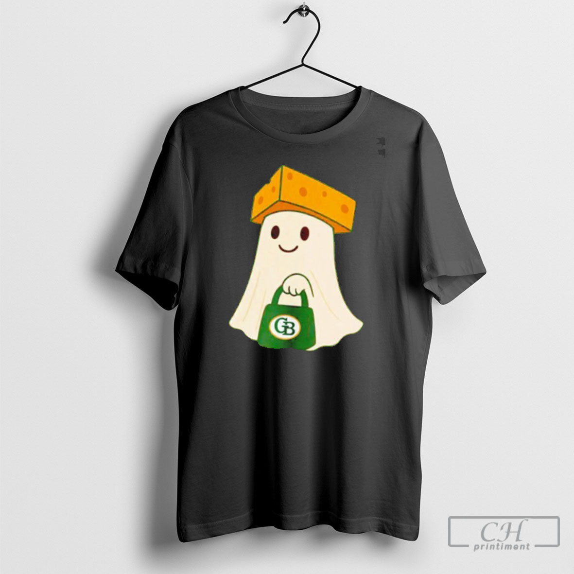Ghost Cheese Hat Green Bay Packers Football Nfl 2025 T Shirt