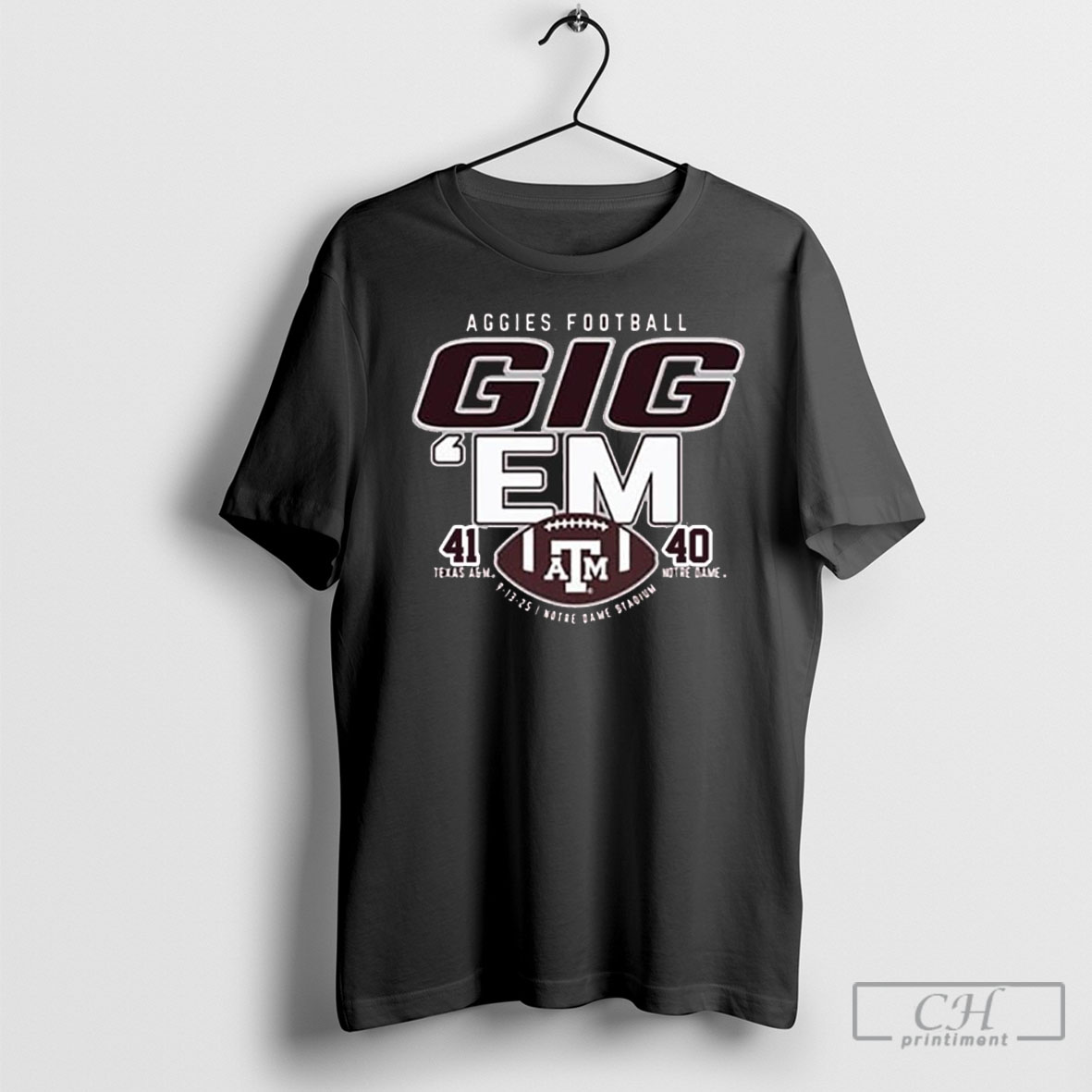 Gig Em Texas Am Aggies 41 40 Notre Dame Fighting Irish 2025 Shirt Sweater