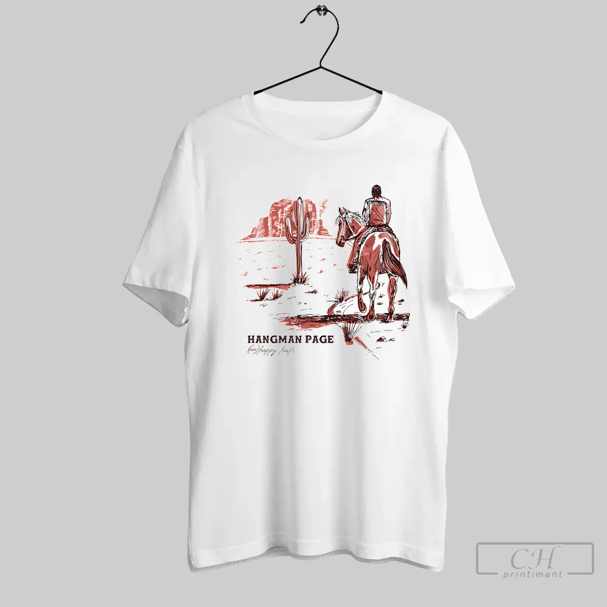 Hangman Adam Page Unhappy Trails T Shirt Shirt