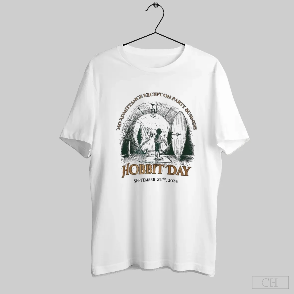 Hobbit Day 2025 No Admittance Except On Party Business Shirt Tee Hoodie