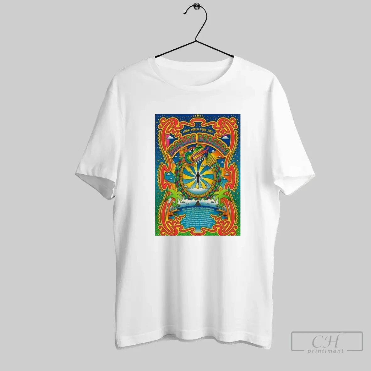 Imagine Dragons Loom South American 2025 Tour T Shirt Shirt