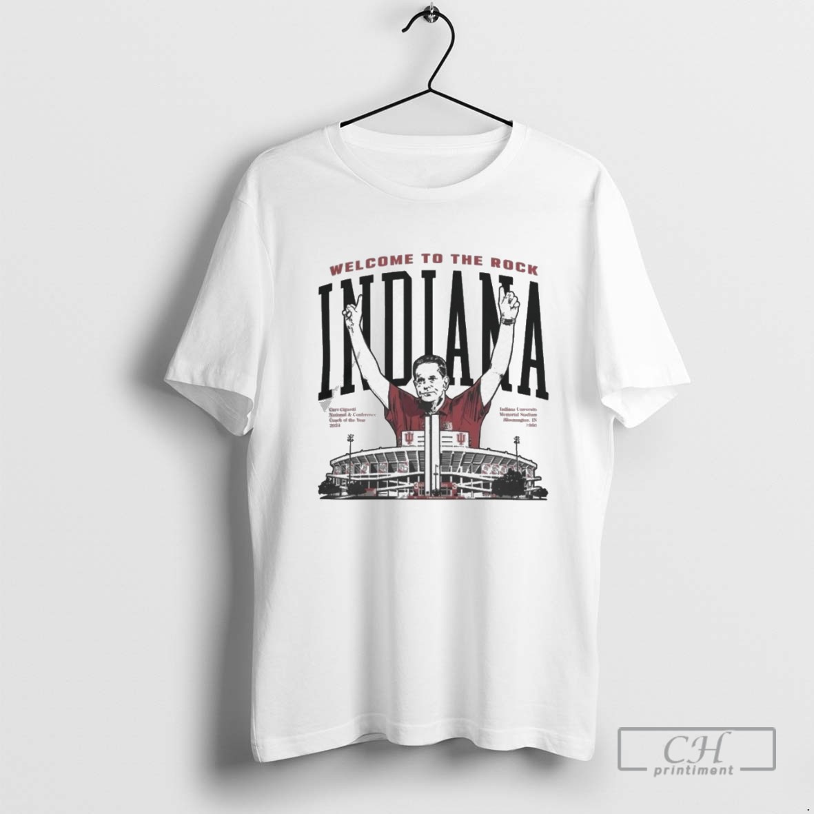 Indiana Hoosiers Football Curt Cignetti First Season Graphic T Shirt