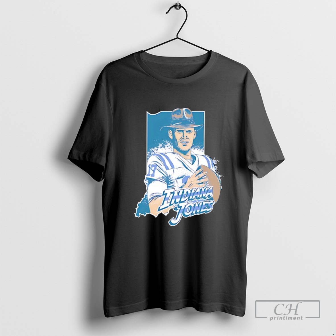 Indiana Jones Wearing Indianapolis Colts Football T Shirt