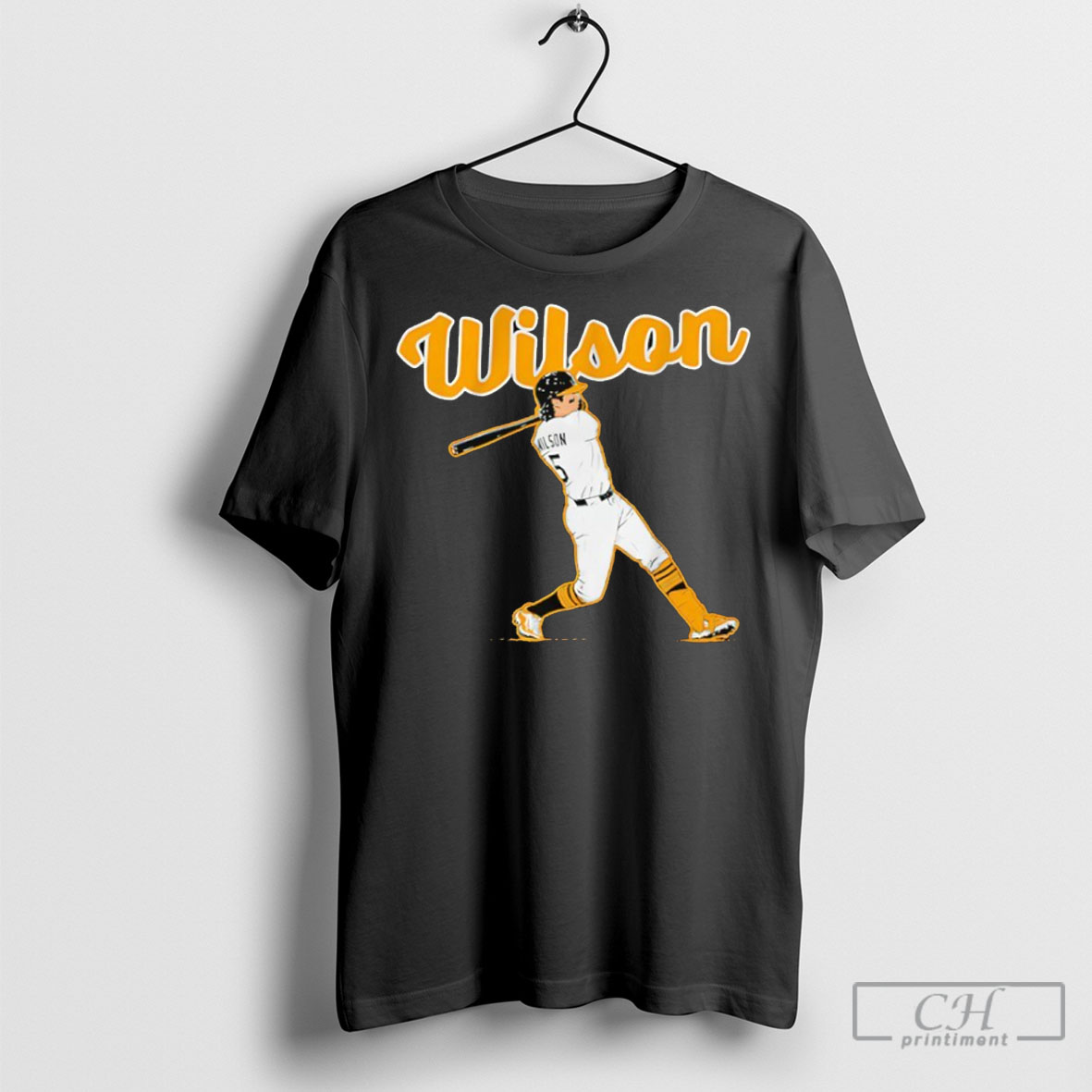 Jacob Wilson Oakland Athletics Slugger Swing Shirt Tee Hoodie