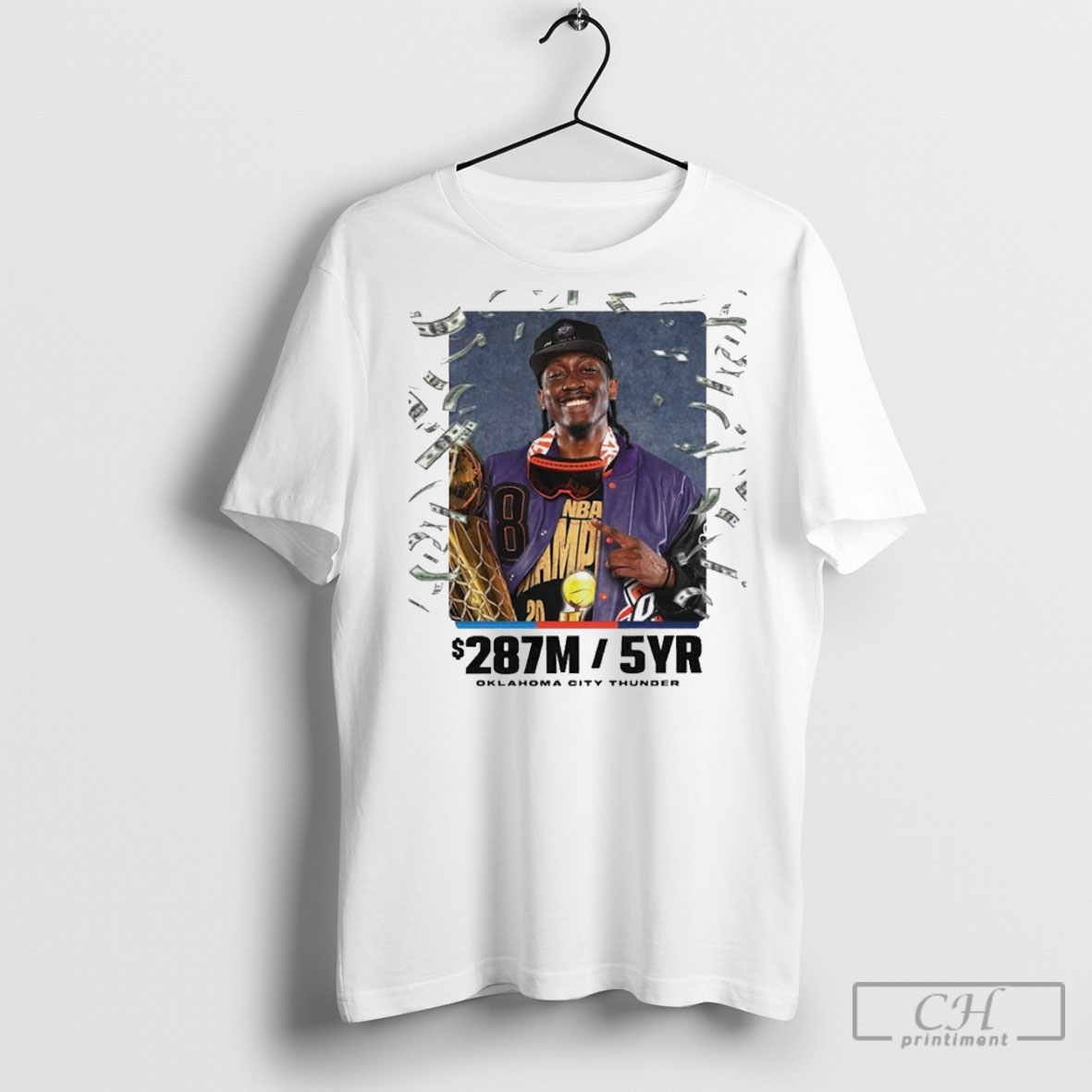 Jalen Williams 287m 5 Year Oklahoma City Thunder Nba All Star Shirt