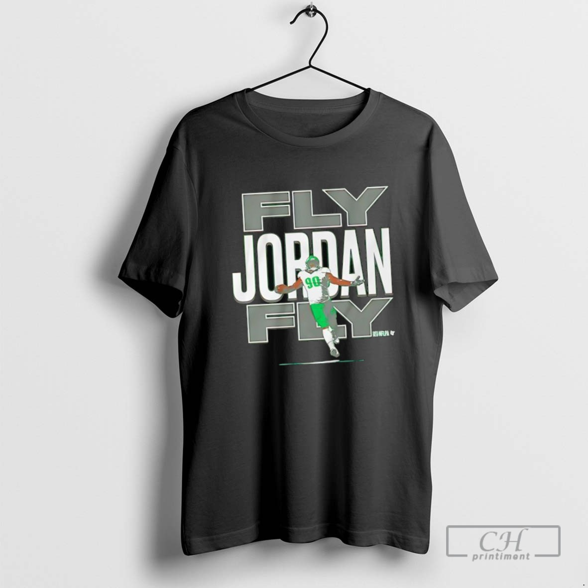 Jordan Davis Fly Jordan Fly Baseball Logo T Shirt