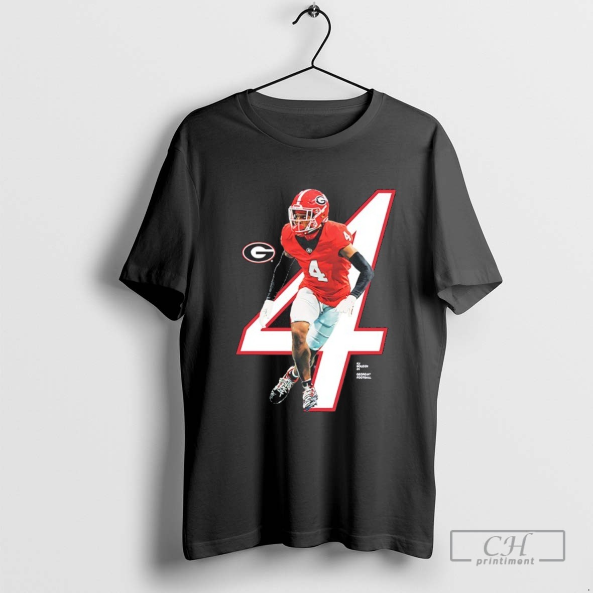 Kj Bolden 4 Georgia Bulldogs 2025 Ncaa Player T Shirt