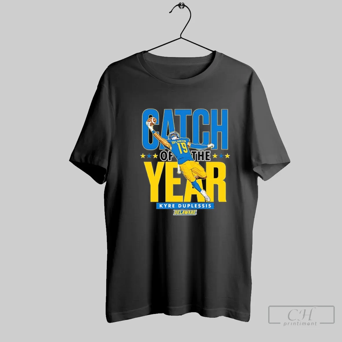 Kyre Duplessis Catch Of The Year Delaware Blue Hens Safety Football T Shirt Shirt