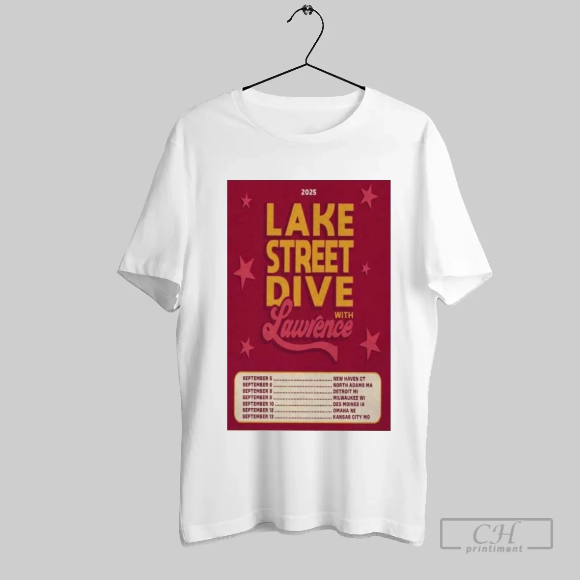 Lake Street Dive With Lawrence September 2025 T Shirt