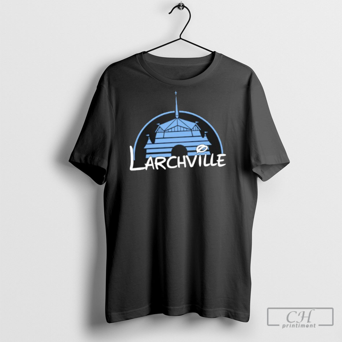 Larchville Disney Parody Logo T Shirt Hoodie