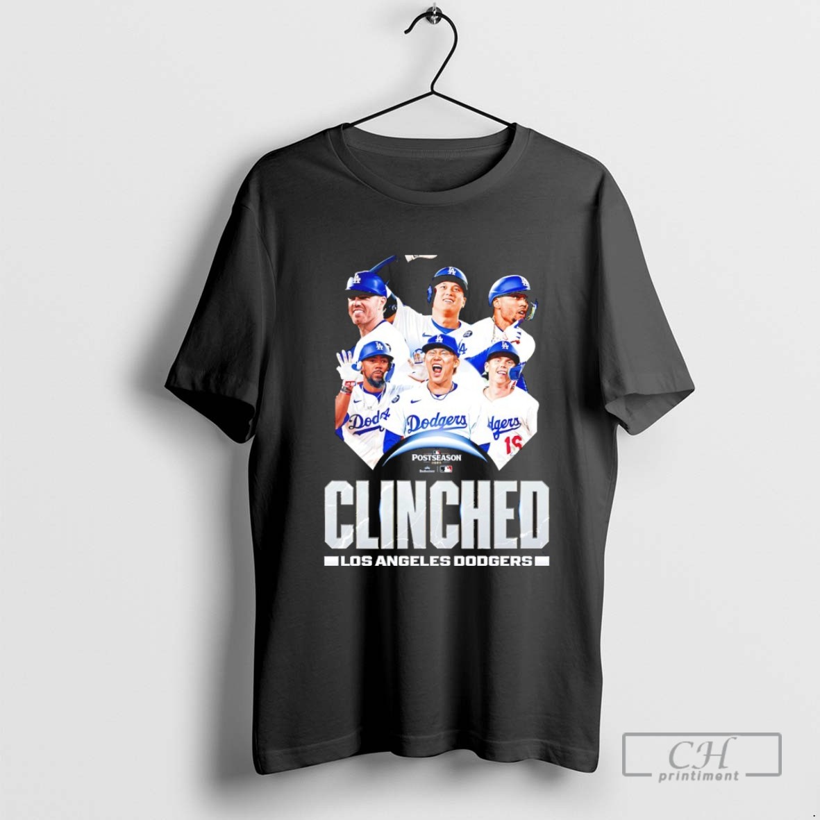 Los Angeles Dodgers Clinched 2025 Mlb Postseason T Shirt
