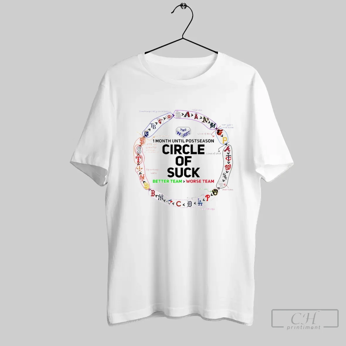 Mlb The Circle Has Descended Into Pure Chaos T Shirt Shirt