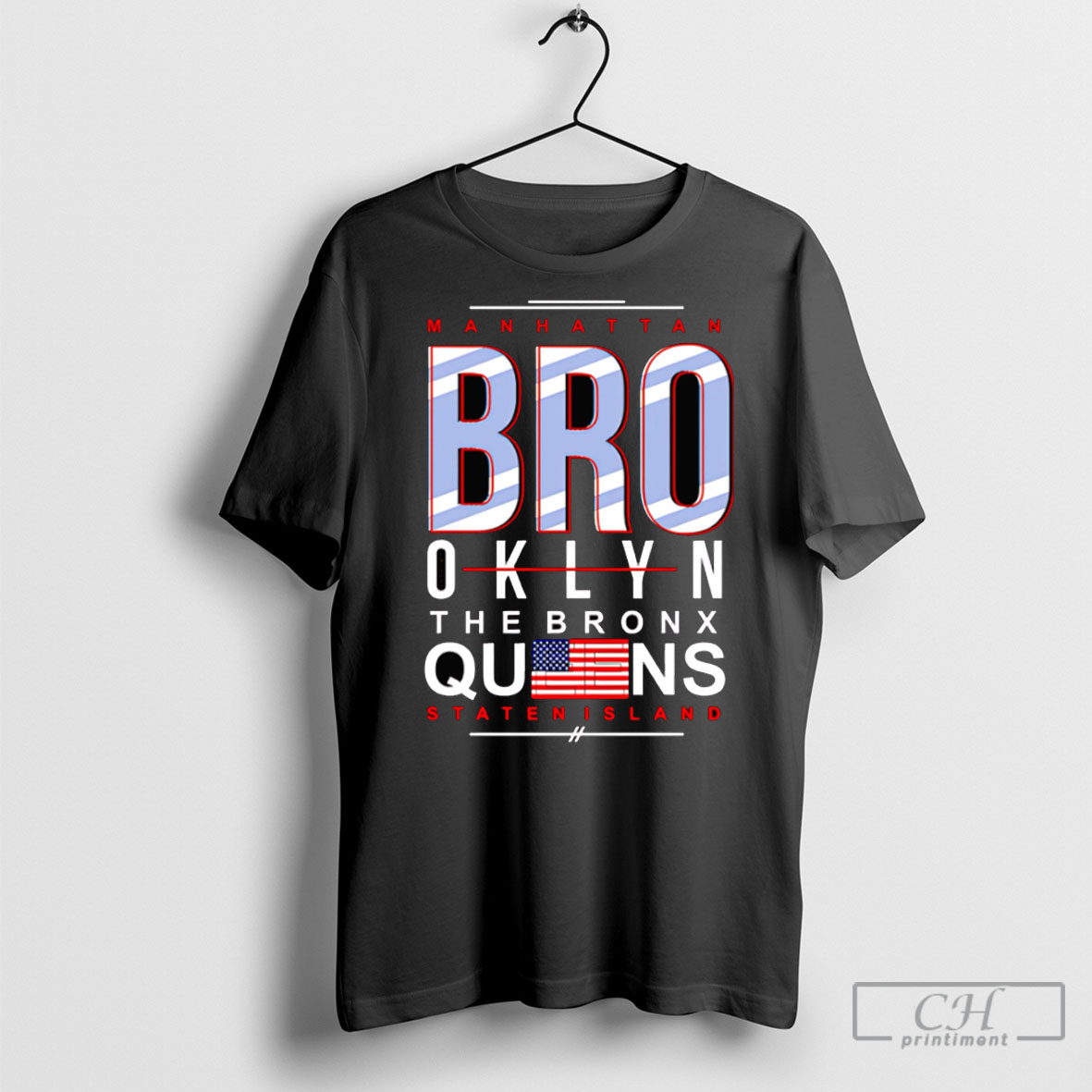 Manhattan Brooklyn The Bronx T Shirt Hoodie