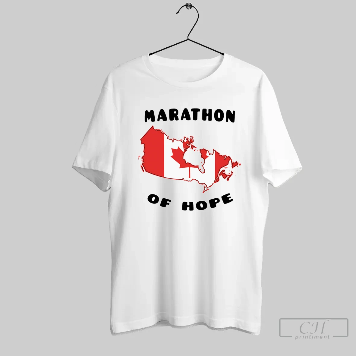 Marathon Of Hope Canada Flag T Shirt Shirt