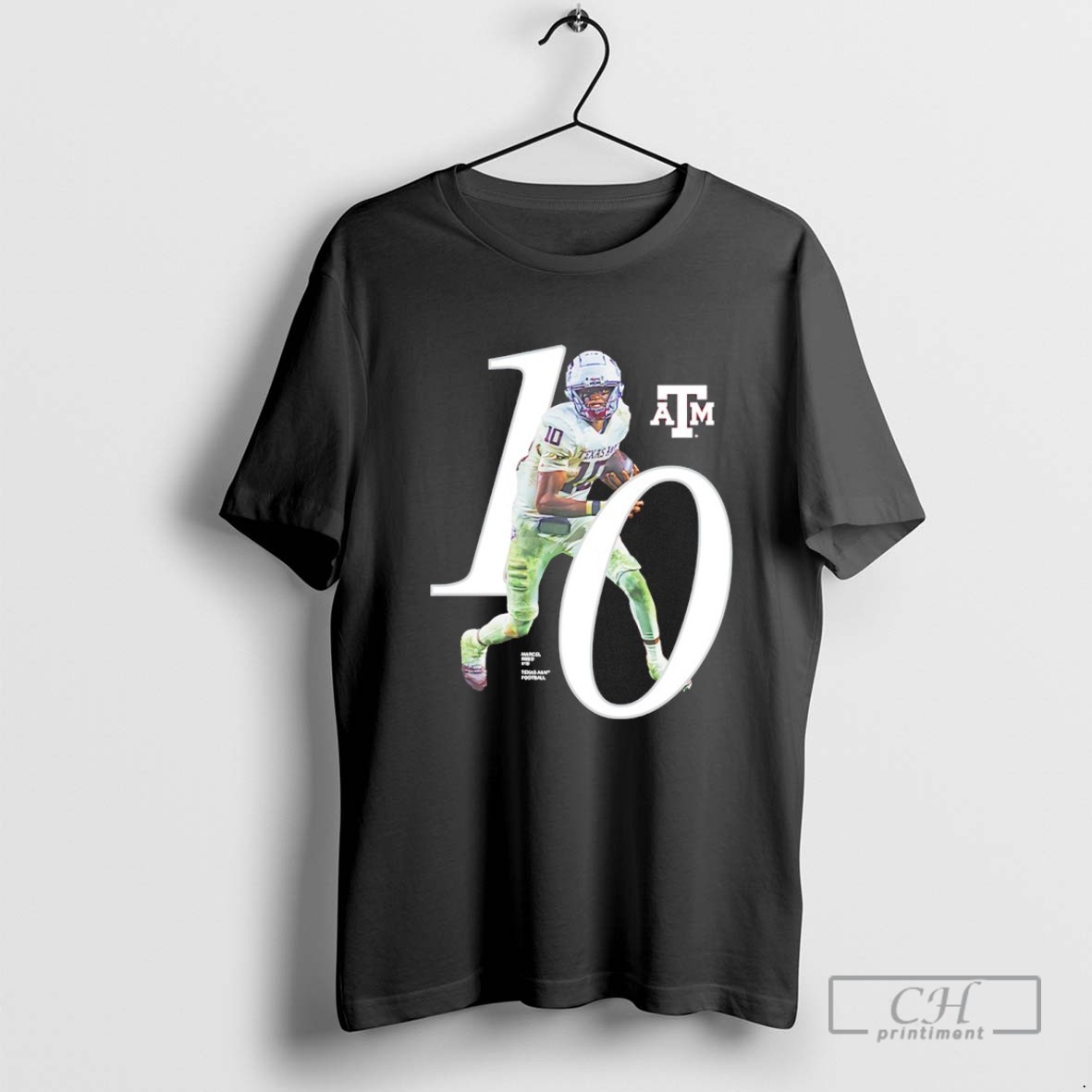 Marcel Reed 10 Texas Am Aggies 2025 Ncaa Player T Shirt
