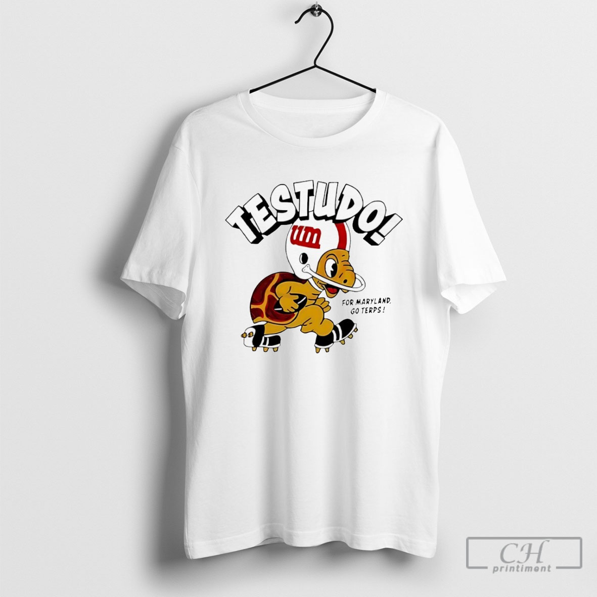 Maryland Testudo For Maryland Go Terps Shirt Tee Hoodie